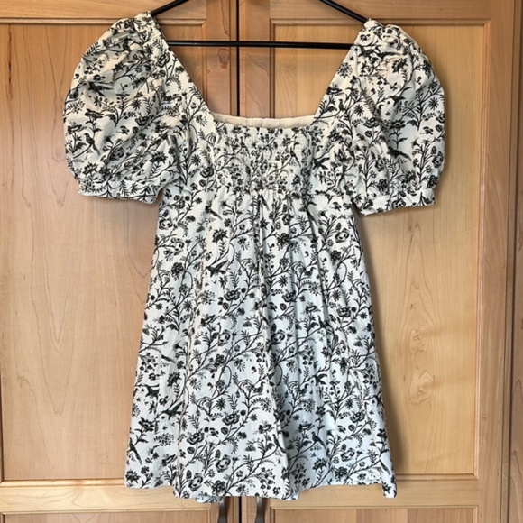 Laura Ashley Urban Outfitters Penelope Cherub Babydoll Mini Dress - Picture 7 of 9